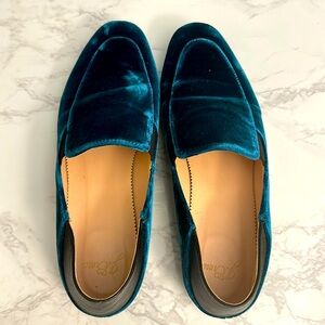 JCrew velvet dark green size 8